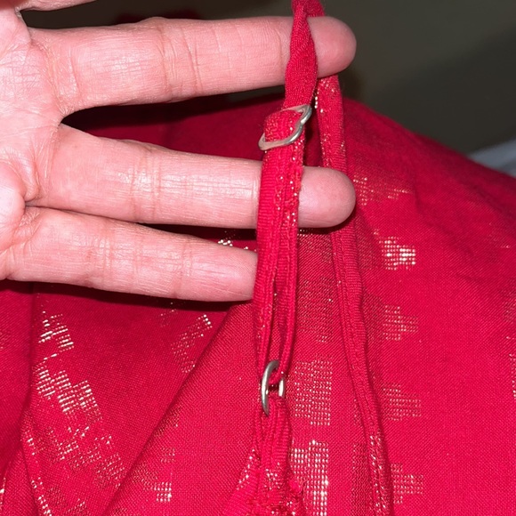 ELAN INTL❣️NWT$91 Gorgeous Bohemian Boho Red Cleo Maxi Dress - Picture 14 of 16